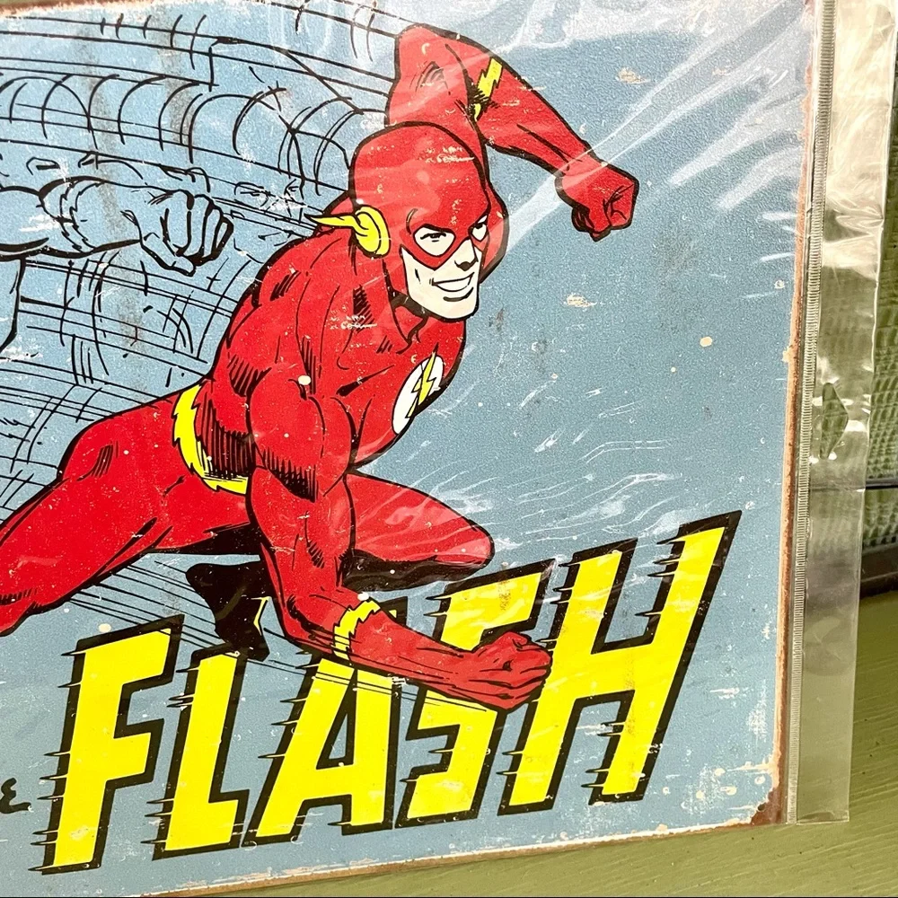 NEW The Flash Metal Sign